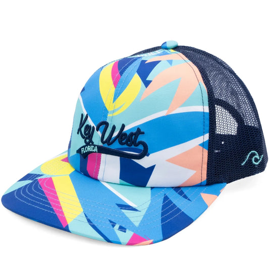 Men’s Printed Flat Brim Cap